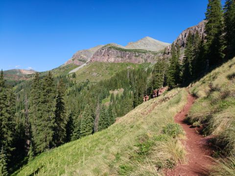 Z Silvertonu na Rolling Mountain Pass